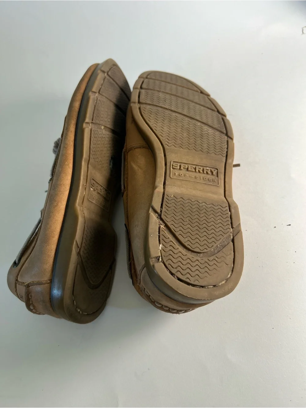 Sperry Authentic Leather Boat Shoe Size 8